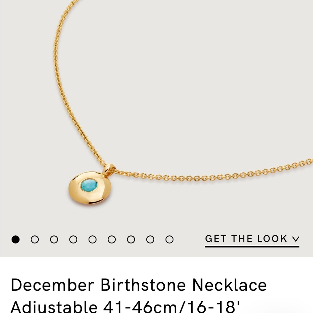 Monica vinader December necklace